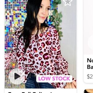 Free Fall Feline Leo Blouse